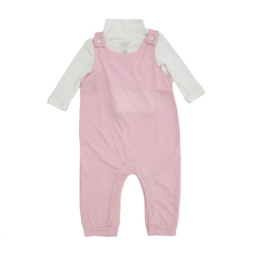 Two-piece pink jumpsuit