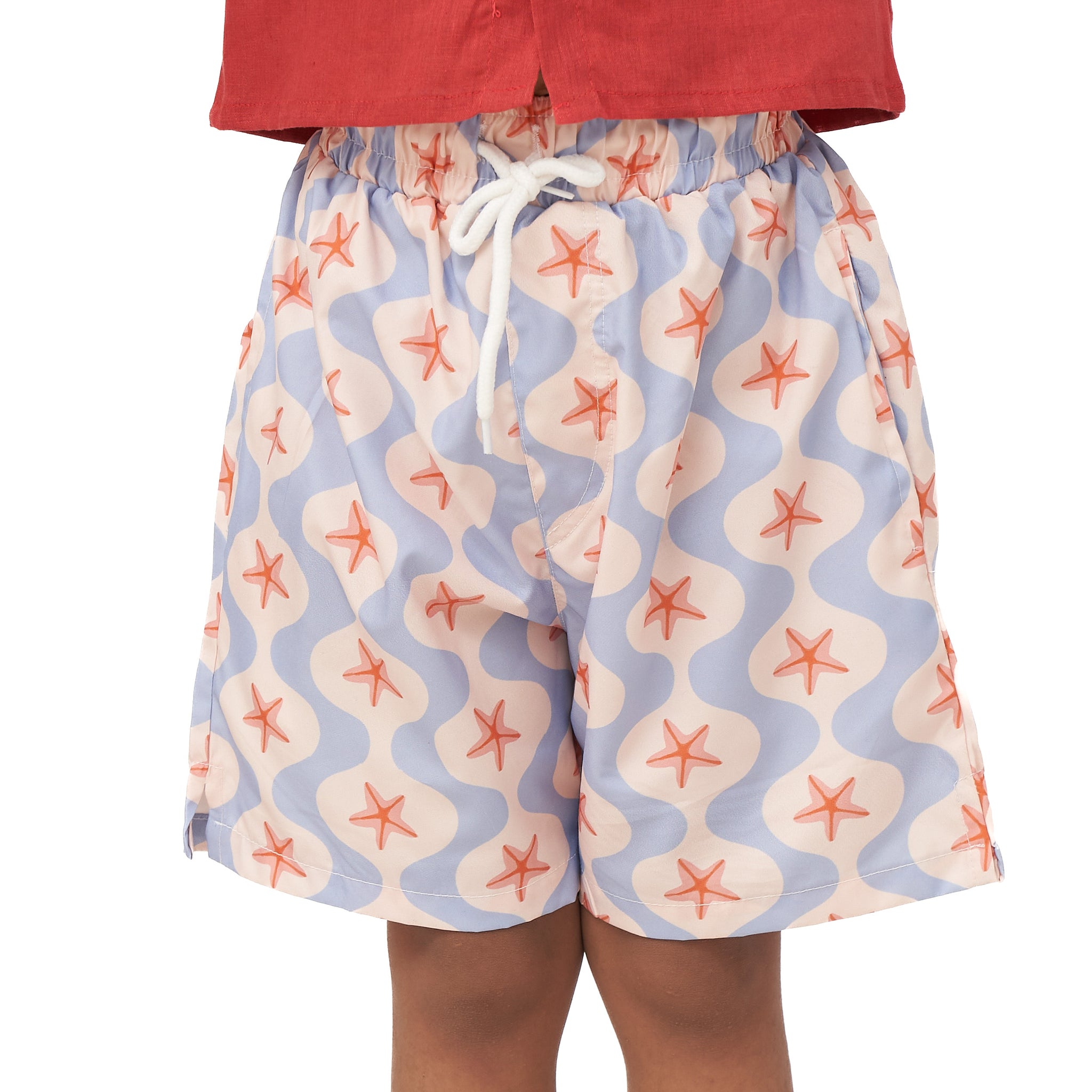Kids' star-print swimwear
