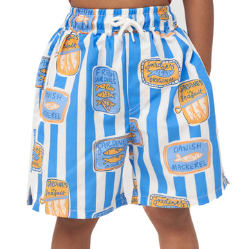 Boys' blue swim shorts