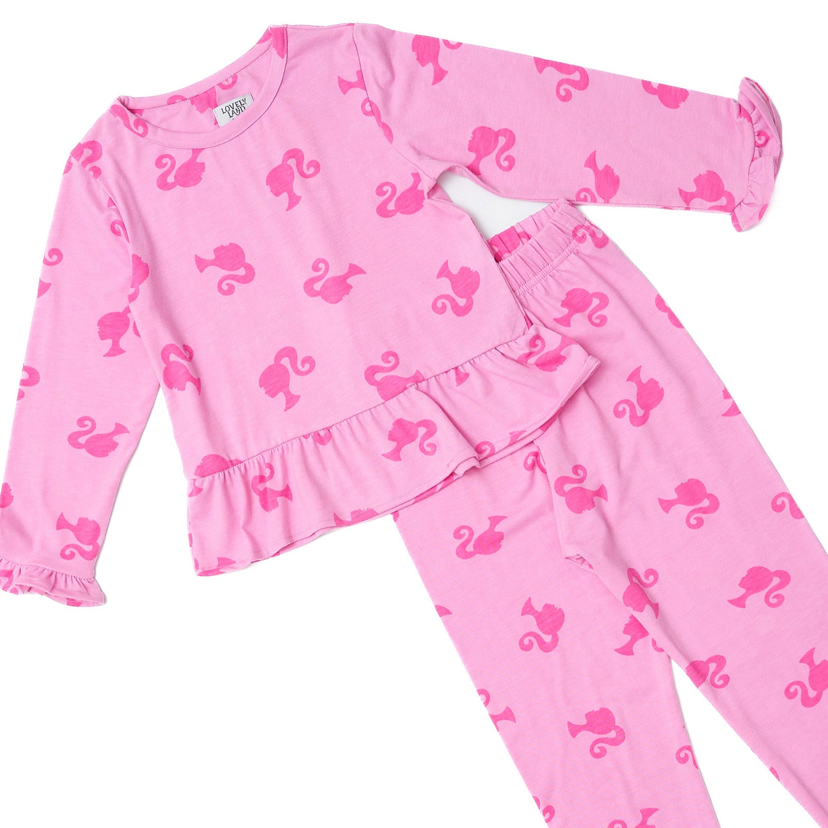 Pink Barbie pajamas