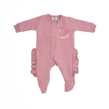 girls' jumpsuit in blush pink