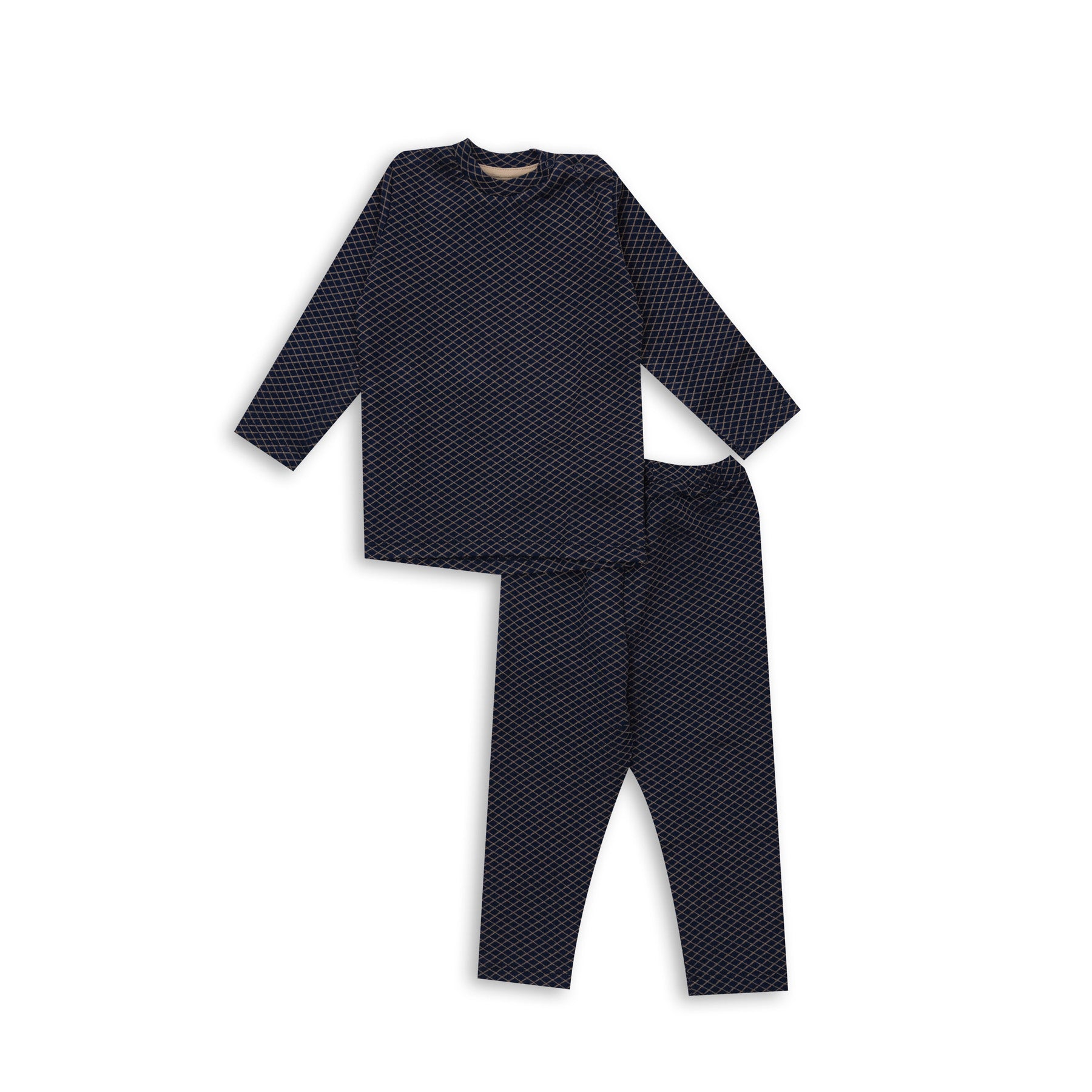 Dark Blue Pajama Set