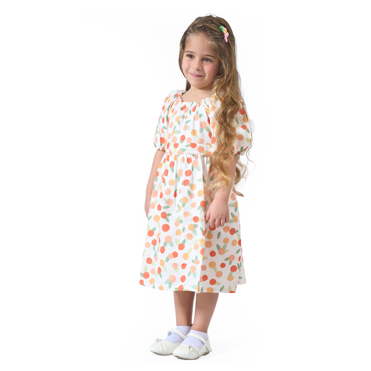 Little Girl in a Polka Dot Dress