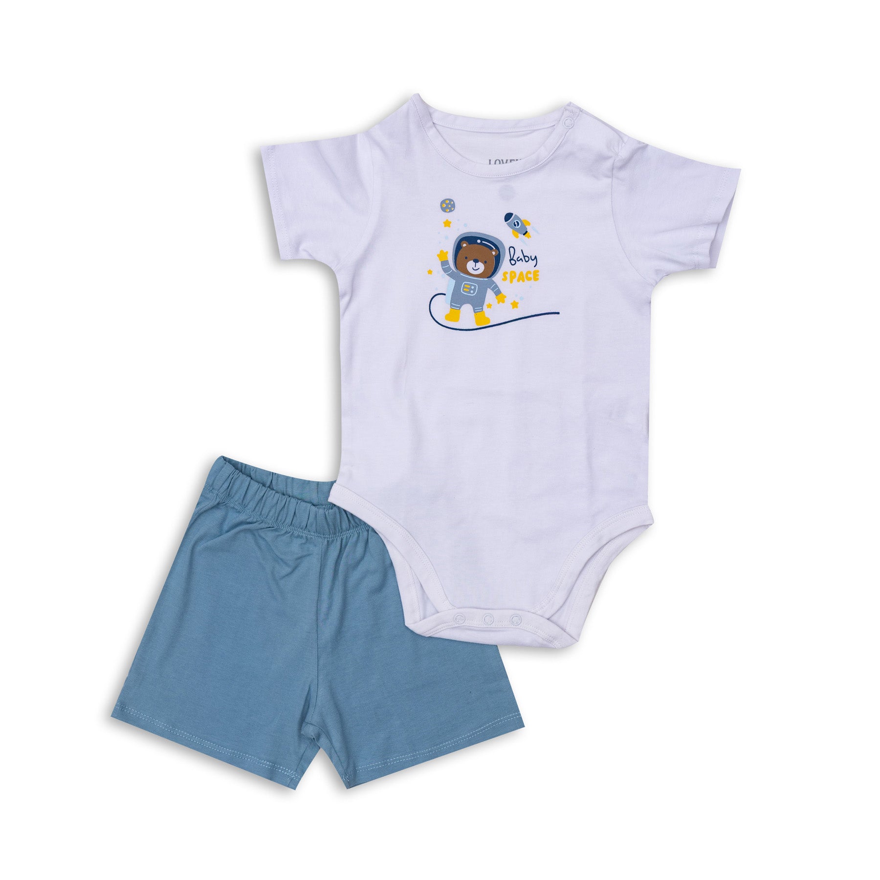 Baby Bodysuit and Short Set