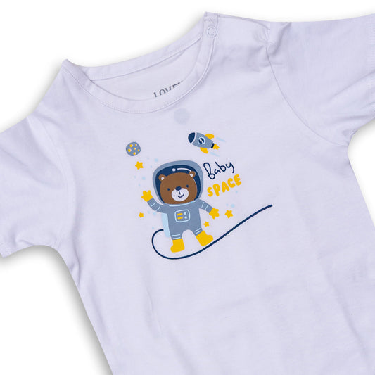 Baby bodysuit and short set