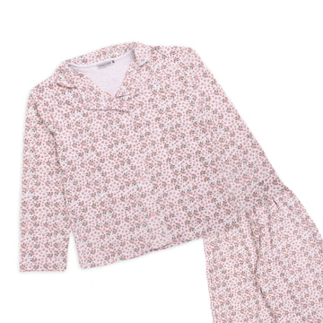 Women's Pajama Set - Cream Ditsy Floral