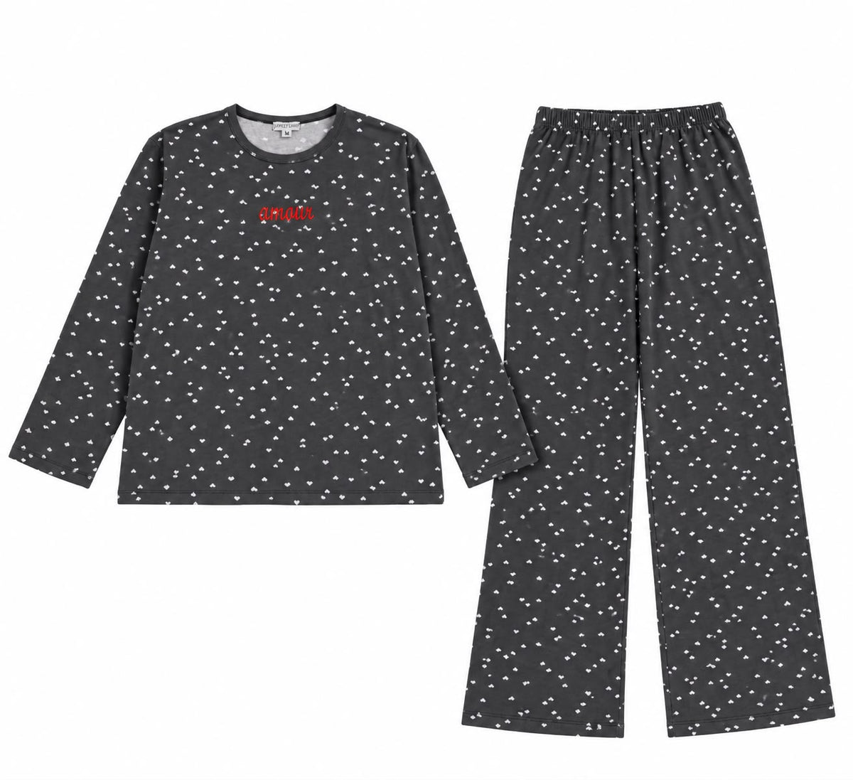 Women's Pajama Set - Dark Gray