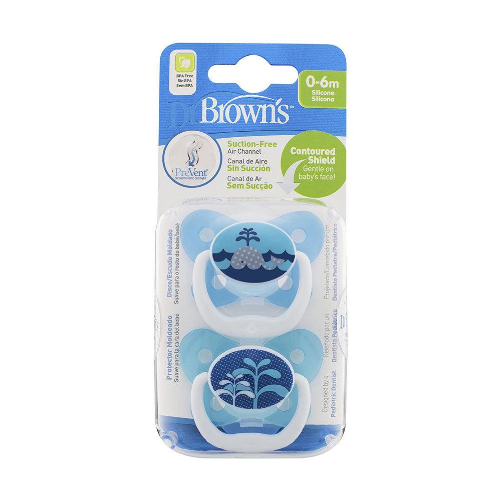 DR BROWN - OPTIONS+ PREVENT SOOTHER BLUE