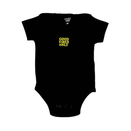 Pack Of 2 Mango & Black Baby Boy Bodysuit