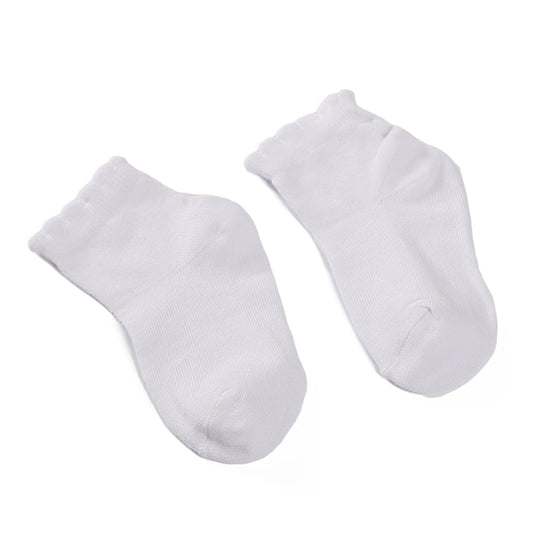 Pack Of 3 - White Girls High Ankle Length Socks