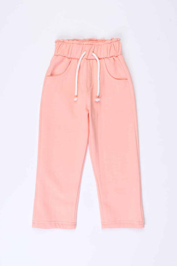 Pink Sweat Pant with High Waist