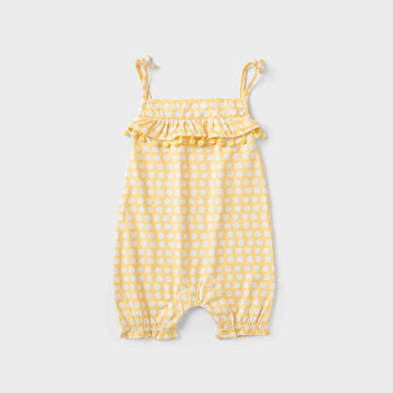 Floral Romper-yellow