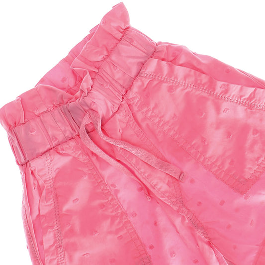 Self Patterned Pink Girls Shorts