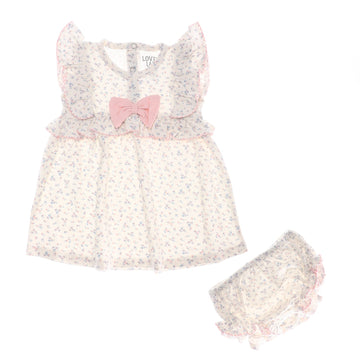 Decorative Ribbon Baby Girls Dress - Simon & Blue