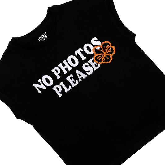 short sleeves black grey orange stitched patch boys tee 1