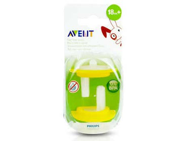 Philips Avent 18 Months+ Yellow Fast Flow Spouts, Pack of 2