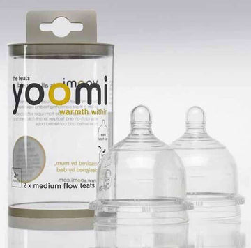 yoomi Teats Medium Flow 2  Baby Bottle Nipples