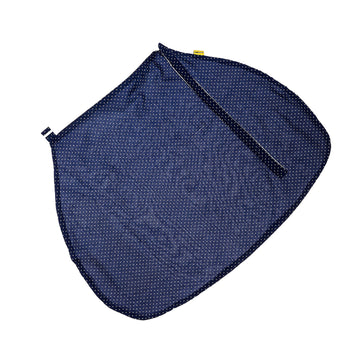 Polka Dots Navy Blue & White Nursing Cover