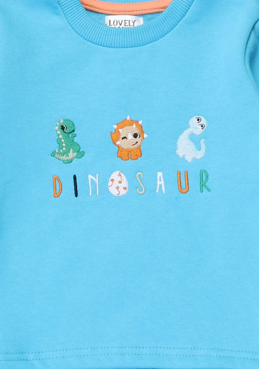 Pyjama with 3 little Dinos